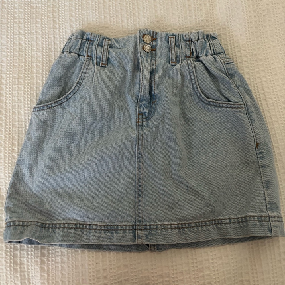 Super cute denim mini skirt